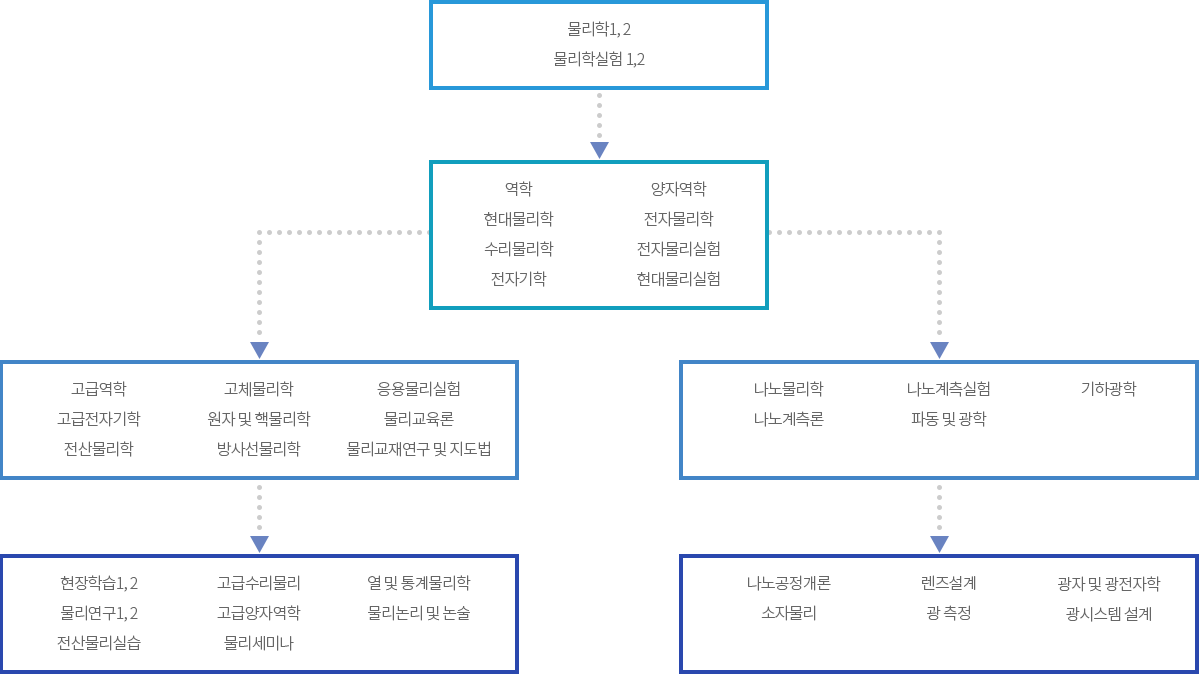 물리학과전공이수로드맵